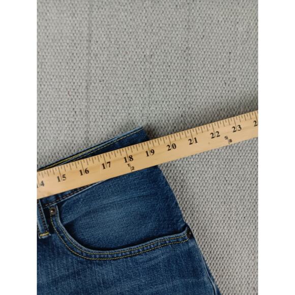 Levis 569 Denim Shorts Mens 38 Blue Wash Fade Loose Street Skate - Picture 9 of 14